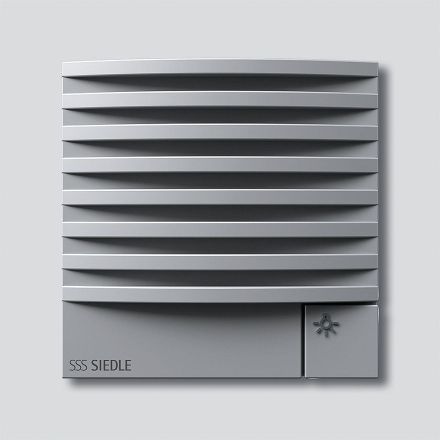 Siedle TLM 612-02 SM door loudspeaker module in silver metallic