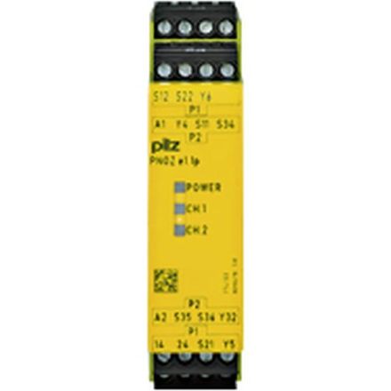 Pilz 774133 PNOZ e1.1p 24VDC 2so emergency stop relay