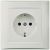 ELSO 275024 socket 16A JOY solid plate pure white