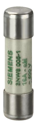 Siemens 3NW8006-1 SENTRON 10mmx38mm 12A aM 500V cylindrical fuse link