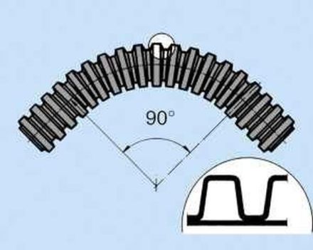 Hegler 7710411 DN 110 90 degree HEKAPLAST bend