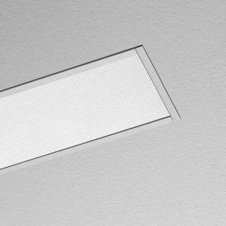 LTS ML-E 070.1030.11 APB/DALI silver el LED ceiling light EB 20W Monoline 3000K ( 663559 )