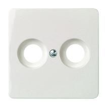 ELSO 503614 central plate antenna socket 2-hole pure white