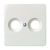 ELSO 503614 central plate antenna socket 2-hole pure white