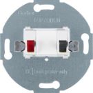 Berker 457209 loudspeaker connection box polar white matt module inserts