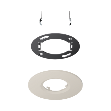 JUNG PMM-UP-SET-ES mounting set KNX presence detector mini | flush-mounted | stainless steel