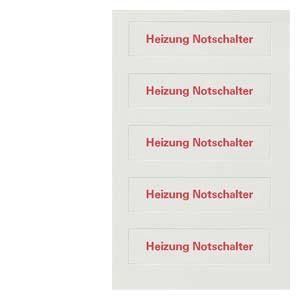 Siemens 5TG1316 labeling field insert for rocker