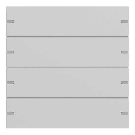 GIRA 5024915 rocker set for touch sensor 4 | 4-way | matt gray