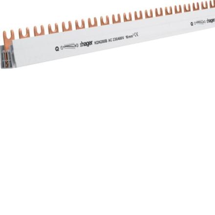 Hager KDN280B phase rail 2-pole fork 16qmm 80A 57M