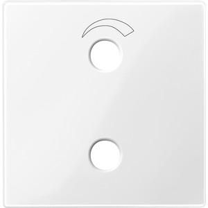 MERTEN 451919 Central plate polar white glossy System M