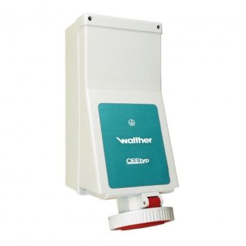 Walther 178 5x125A CEE wall socket