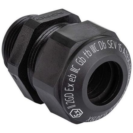 Kaiser EX1540.09.060 Progress GFK PG9 D:4.5-6.0mm black cable gland