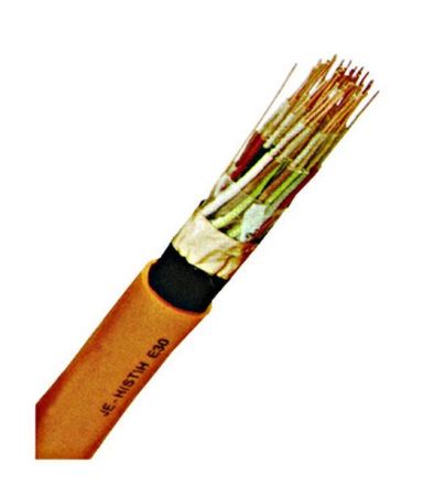 Cables/Wires 100418 Installation cable halogen-free JE-H(ST)H 2x2x0.8 E30 orange