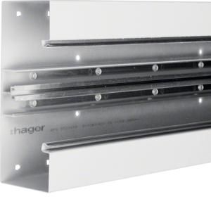 TEHALIT BRS852101B9010 parapet duct base 85x210 pure white steel sheet.