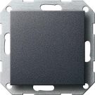 Gira 026828 Blank cover with support ring System 55 Anthracite