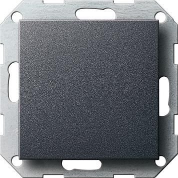 Gira 026828 Blank cover with support ring System 55 Anthracite