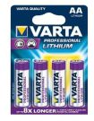 Varta Professional Lithium AA 4-pack