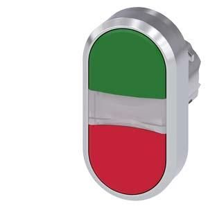 Siemens 3SU1051-3AB42-0AA0 double pushbutton illuminated 22mm round