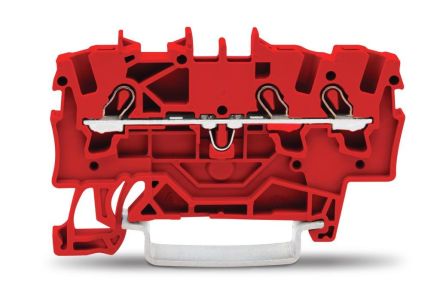 Wago 2001-1303 TOPJOB S red 1.5qmm 3 conductor feed-through terminal