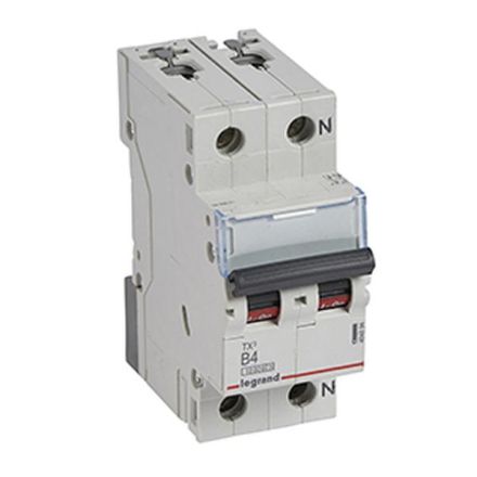 Legrand 404094 Circuit breaker TX3 B4A 1P+N 10KA 2M