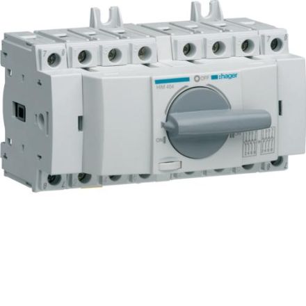 Hager HIM404 load changeover switch 4-pole 40A