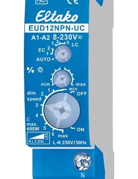 Eltako 21100806 Universal dimmer switch EUD12NPN-UC 8..230V UC