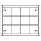 Ritto 1883870 surface-mounted frame 12 module slots, white
