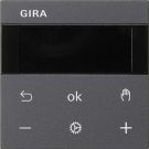 Gira 539328 S3000 RTR Display System 55 Anthracite Room Temperature Controller