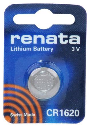 Hückmann 133965 Renata CR1620 blister pack lithium button cell