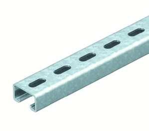 OBO Bettermann MS5030P0900FT perforated 22mm profile rail, 1121336