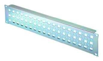 RITTAL 7151300 19' mounting panel 2U with 25mm system holes sheet steel
