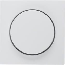 Berker 11371909 Centre piece with control knob for rotary dimmer polar white matt Berker S.1/B.3/B.7