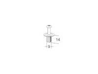 Niedax DFM for cover fastening plastic rivet and screw