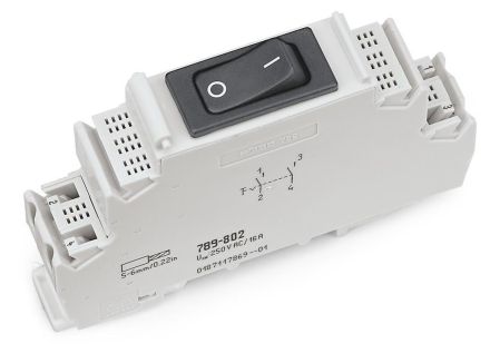 Wago 789-801 switch 1-pole 16A/250VAC switching relay module