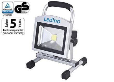 LEDINO 11140206002111 KÖPENICK 210 20W LED battery street light 20W Köpenick 210 104Ah silver