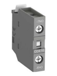 ABB Stotz-Kontakt CA4-01S, auxiliary switch block spring-loaded connection, 1-pole, 1NC, 1SBN010119R1001