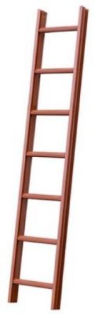 PROTEC.class PD114A PD114A roof ladder 1 x 14 anthracite