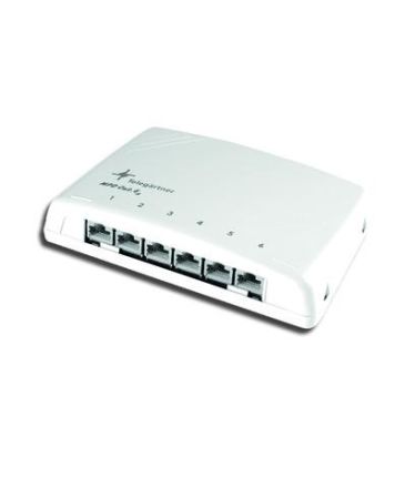Telegärtner J02021A0051 6xRJ45 Cat.6A ISOmPD6-HS shielded distributor light grey