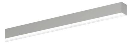 Siteco 51MX23DA34S Sil21 4000lm DA2 sil L:1204mm LED ceiling luminaire