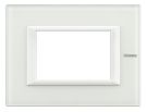 Bticino HA4803VBB frame 3 modules white glass, (white)