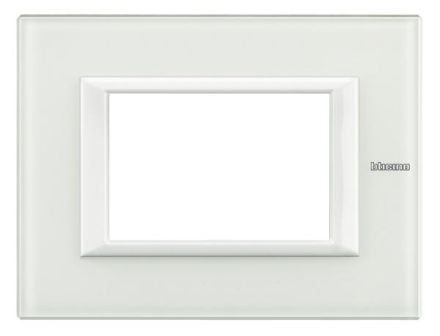 Bticino HA4803VBB frame 3 modules white glass, (white)