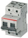 ABB Stotz-Kontakt S802S-UCK63, high-performance circuit breaker, 63A, K, 500VDC = Icu 50kA, 2P, 2CCS862001R1597