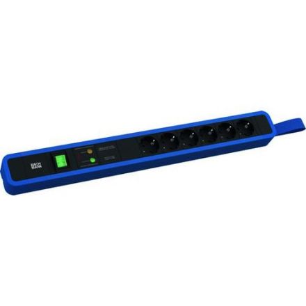Bachmann 350.313 PRIMO 2 6xCEE7/3 1xGVS 2m CEE7/7 RAL5010 power strip