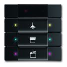 BUSCH-JAEGER 6129/01-885 KNX touch sensor IR | matt black