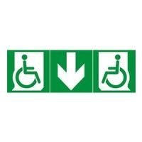 Legrand 061202 Pictogram PFL. WHEELCHAIR for 109x327