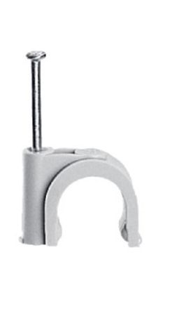 Legrand 031530 nail clamp CABLE 12MM, (grey)
