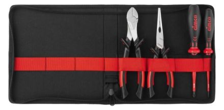 Cimco 104043 Kraft-SSchn 200 Tel 200 Slim PZ-FL1/2 Electrician's Set