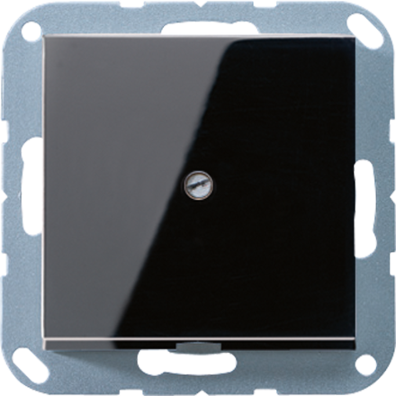 Jung A590BFASW cable outlet with strain relief, thermoplastic, series A, black