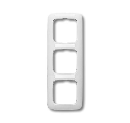 Busch-Jaeger 1723 NS-214 cover frame, 3-way frame alpine white