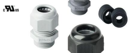 Jacob 50.625 PA/RSW M25 polyamide jet black RAL9005 PERFECT cable gland